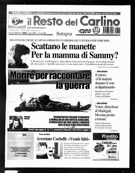 Il Resto del Carlino : giornale dell'Emilia